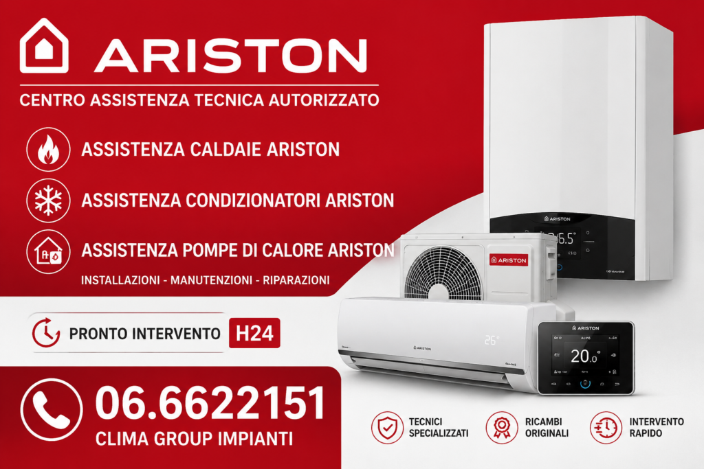 Centro Ariston Roma | Assistenza Caldaie Condizionatori Pompe di Calore Ariston